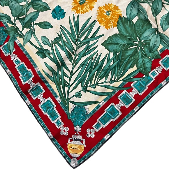 Vintage Cartier 100% Silk Scarf - Picture 2 of 7